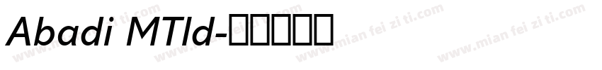 Abadi MTld字体转换